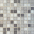 mosaique en verre, carrelage mosaique, gris nuancer, carrelage sur filet, salle de bain, douche, Tilestone